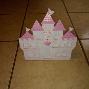 My First Year castle picture frame